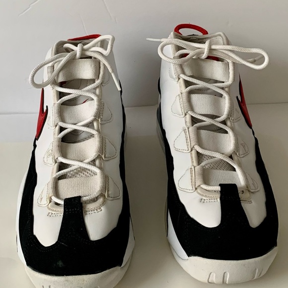 Nike Air Max Uptempo '95 Black White Red Size 9 - Picture 4 of 7